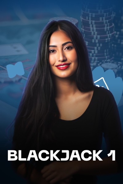 Blackjack 1 — live blackjack van Bombay Live